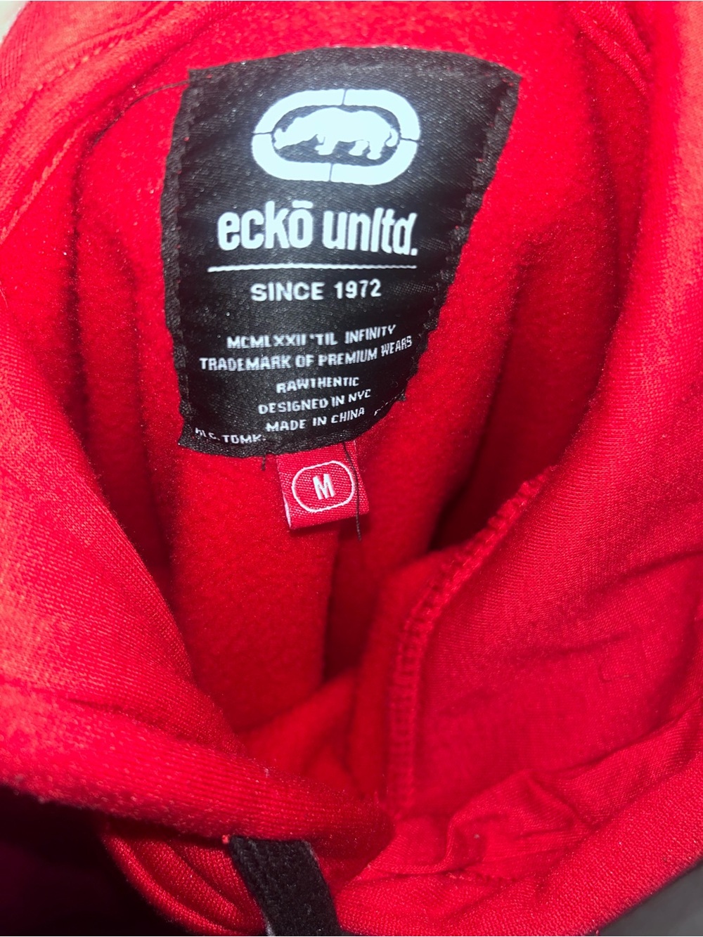 Ecko Unlimited Red hoodie - Picture 4 of 4